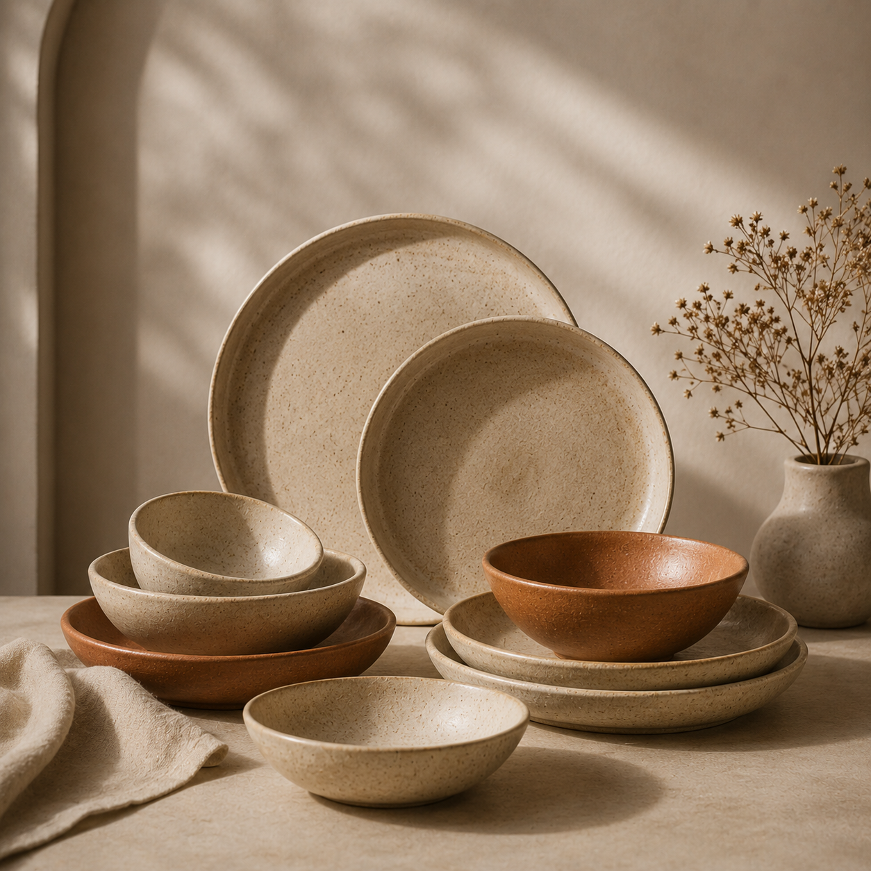 Assiettes en céramique
