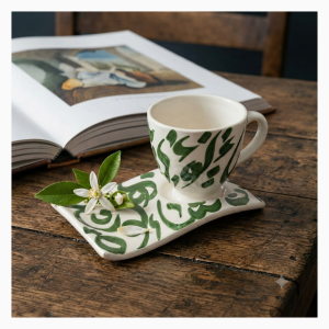 Tasse motif calligraphie arabe